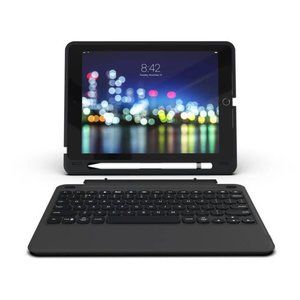 ZAGG Keyboard Case for iPad‎ 9.7 Backlit Ultra Slim Detachable Rotatable Black